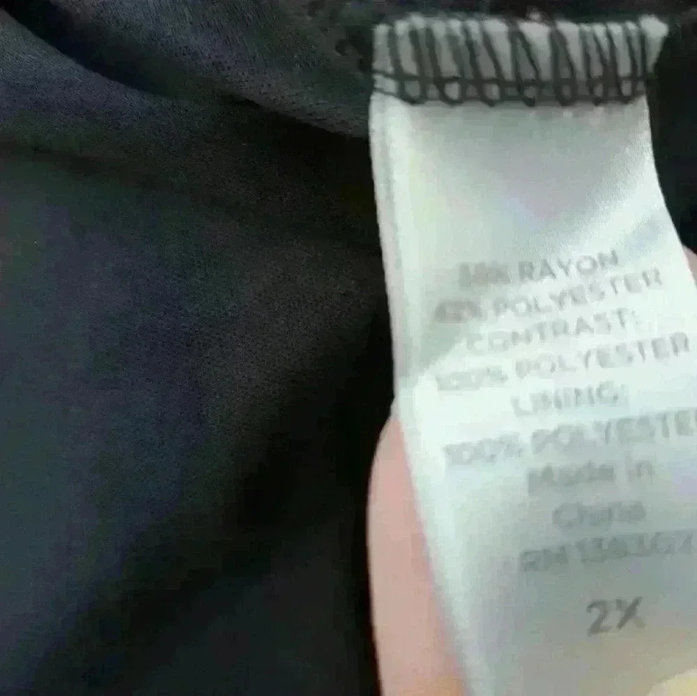 Loralette 2X Black Dress - Picture 10 of 11